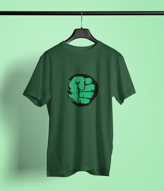 Hulk Punch Printed T-Shirt
